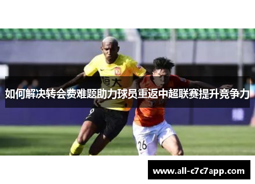 如何解决转会费难题助力球员重返中超联赛提升竞争力